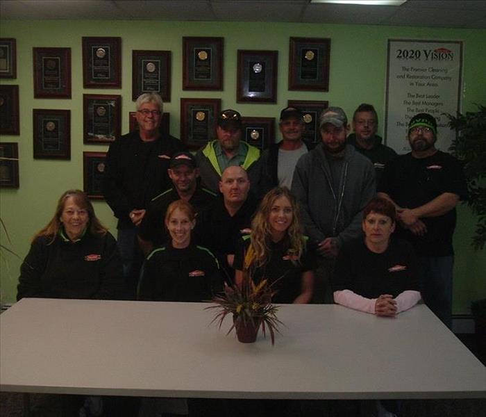 SERVPRO of Altoona employees gathered together for a work photo