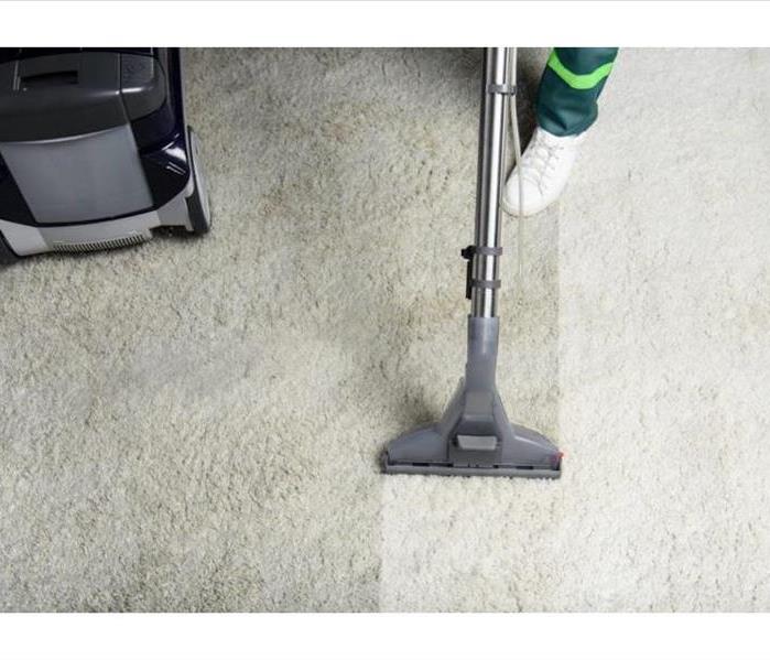 SERVPRO professional cleaning home carpet.